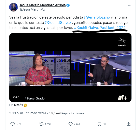 Y otras que a pesar de ser periodistas publicaron numerosos tuits con el mismo error como fue el caso de Jesús Martín.