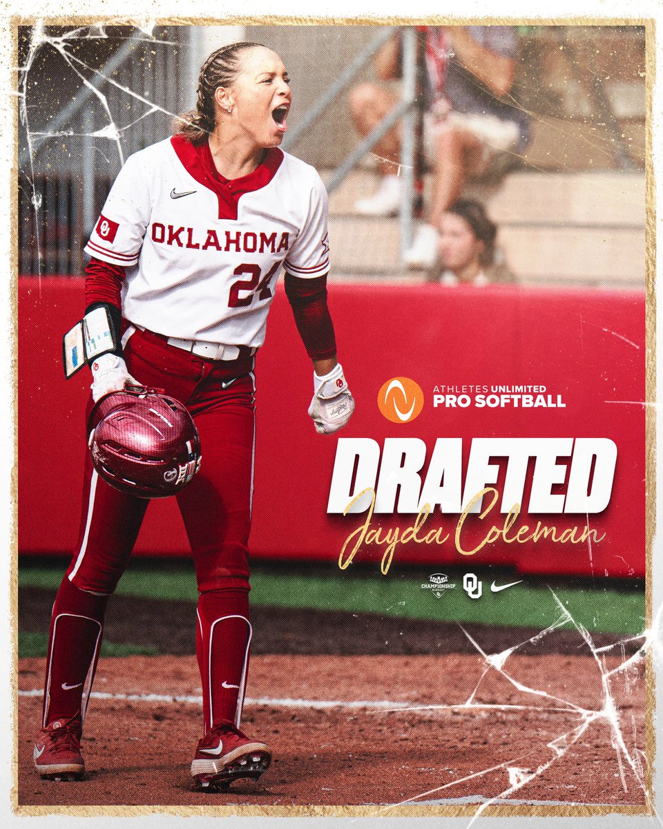 Back ✌️ Back #Sooners

@jaydac00 goes fourth overall in the @AUProSports Softball College Draft!

#ChampionshipMindset