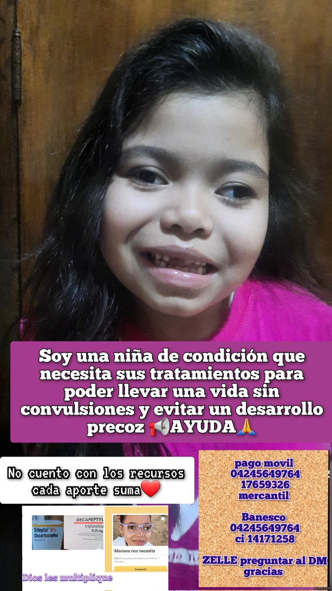 mariani87784922's tweet photo. Las ganas seguir adelante son muy grandes 💫 pero necesito d angeles terrenales q m den su apoyo para poder cumplir con cada tratamiento,terapias y chequeo médico soy una niña d condición 🙏 agradezco desd mi corazón ese granito para continuar. https://t.co/lhmrVs7dYT