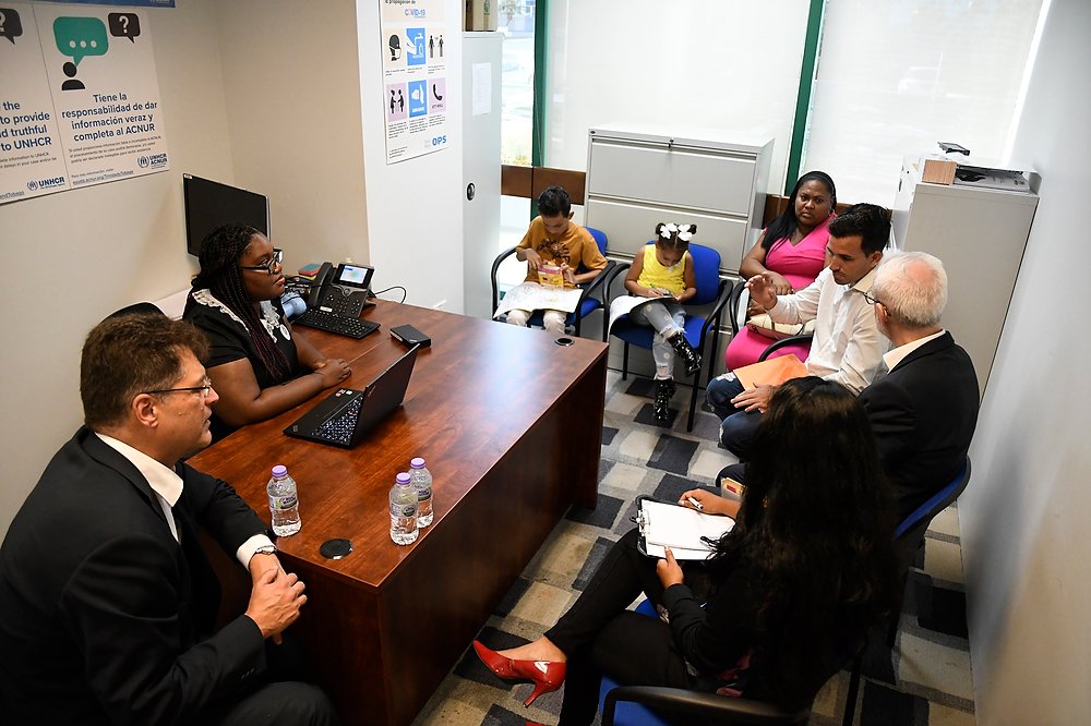 JanezLenarcic's tweet photo. The growing numbers of displaced people in the #Caribbean are alarming.

The EU is committed to helping them and their host countries.

While in #Trinidad, I could see how @Refugees provides support to refugees and asylum seekers, thanks to EU funding. 

#EUSolidarity https://t.co/AvMA9Hn0B0