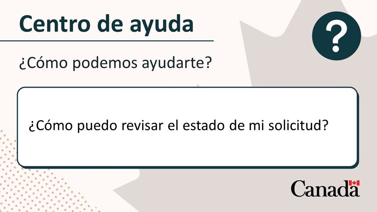 🗒️¿Quiere saber cómo comprobar el estado de tu solicitud de visa, permiso de estudio o de trabajo? Depende del tipo de solicitud que hayas presentado. Es posible que haya más de una opción. Más información en nuestro Centro de ayuda: bit.ly/3UHCrhW