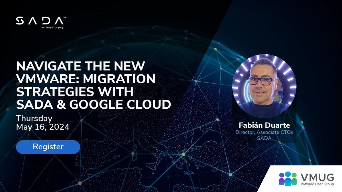 Webinar Reminder: Feeling lost in the changing @VMware landscape? Our upcoming webinar will prepare you for a smooth migration to @GoogleCloud VMware Engine. 🧭 #GoogleCloud #VMware #CloudMigration #GCVE #Webinar Register now: ow.ly/3KI950REMo8