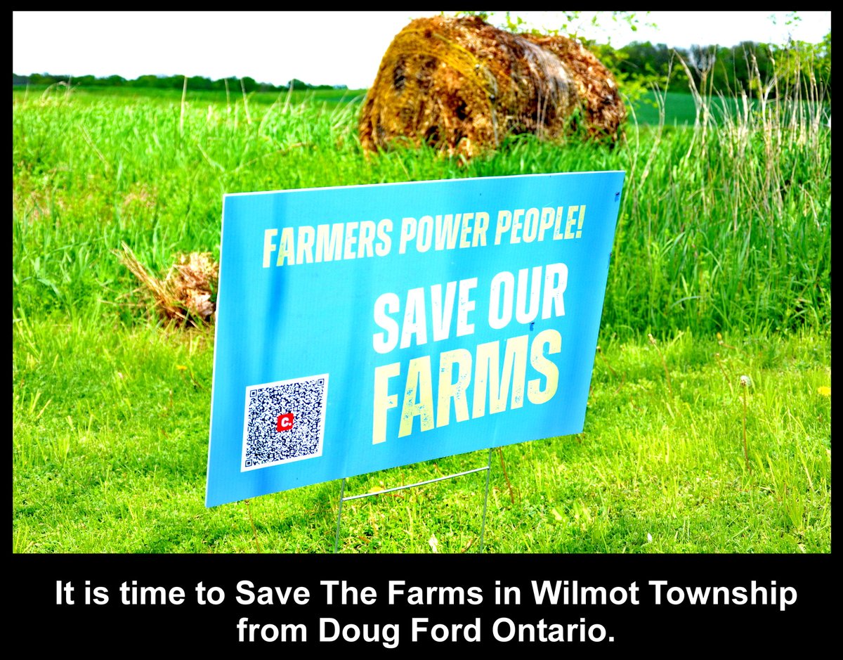 Day 536d of our pictures & the Doug Ford urban sprawl must be stopped. Let's finish this with protecting our #Greenbelt STOP #Hwy413, Bradford Bypass & save #WilmotFarms. #DougFordisaLiar & the #RCMP investigation continues. #FightForFarmland @NFUOntario #farming @pfenningsfarm