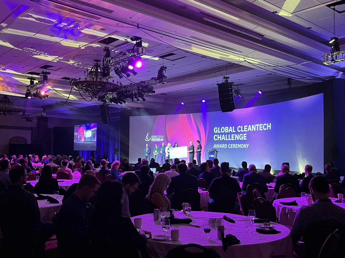 IGRC2024 (@igrc2024) on Twitter photo 🎉Congratulations to all the winners of the inaugural Global Cleantech Challenge! 🏆
Hosted by <a href="/CleantechAdams/">John Adams</a> , President and CEO of <a href="/NgifCapital/">NGIF Capital</a>, this ceremony marked a significant milestone in advancing sustainable and #innovative projects within the #GaseousEnergy industry! 🎉Congratulations to all the winners of the inaugural Global Cleantech Challenge! 🏆
Hosted by <a href="/CleantechAdams/">John Adams</a> , President and CEO of <a href="/NgifCapital/">NGIF Capital</a>, this ceremony marked a significant milestone in advancing sustainable and #innovative projects within the #GaseousEnergy industry!