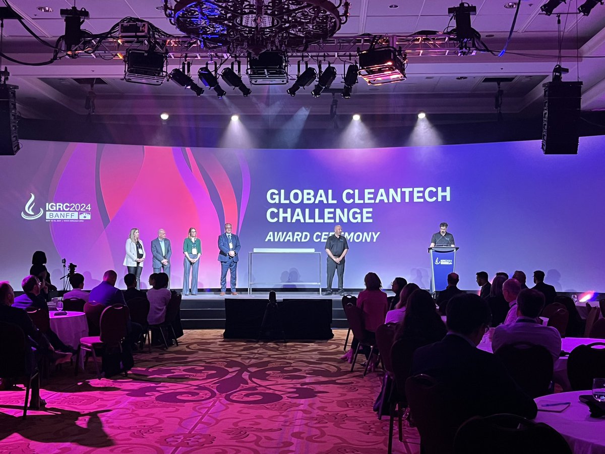 igrc2024's tweet image. 🎉Congratulations to all the winners of the inaugural Global Cleantech Challenge! 🏆 

Hosted by @CleantechAdams , President and CEO of @NgifCapital, this ceremony marked a significant milestone in advancing sustainable and #innovative projects within the #GaseousEnergy industry!…