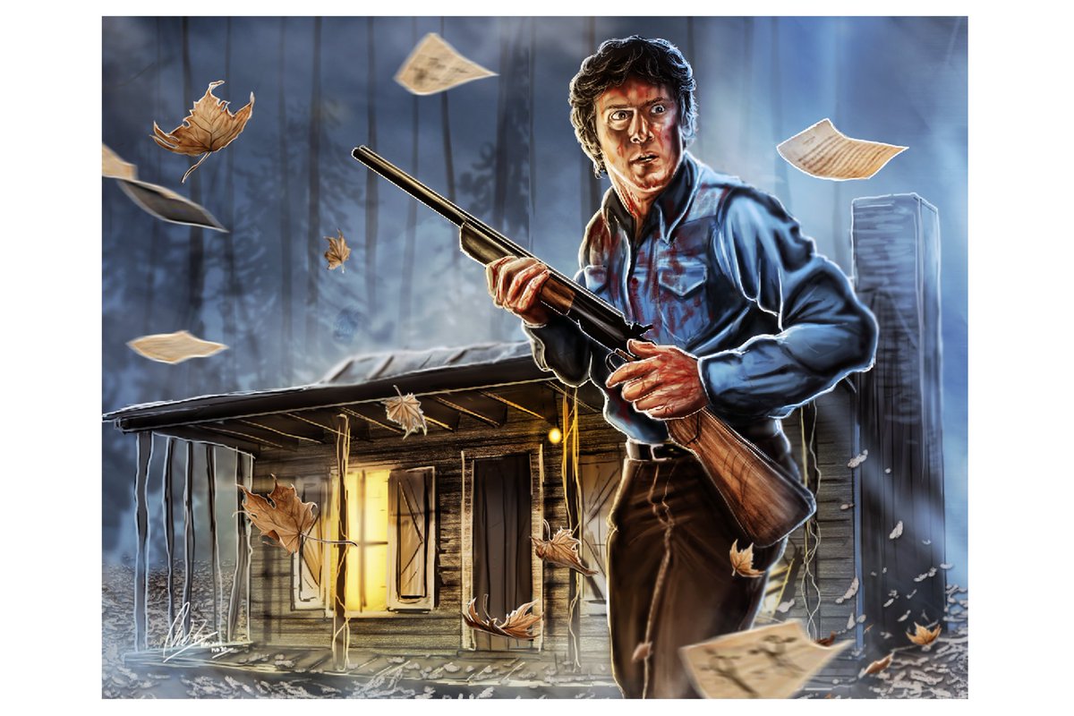 New Ash print that will be released on the next @argcomiccon and maybe on the store on June. #evildead #horror #80s
