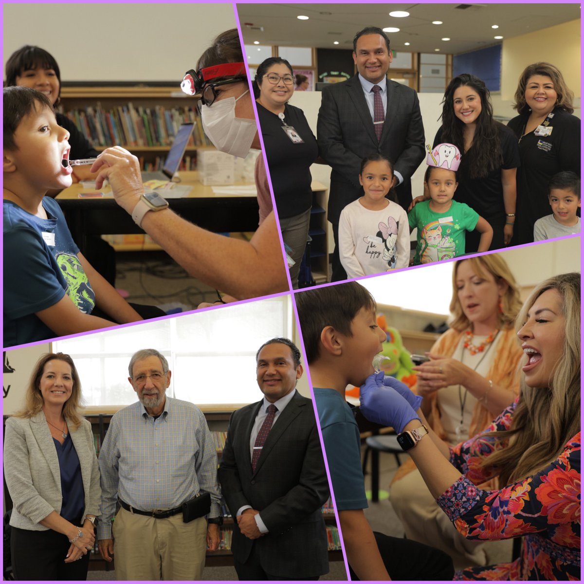 Happy to join @NUSDnews w/@RCOE SPS & Health Services staff as we partnered with @CAPublicHealth @CenterRuhs Oral Health & CA Northstate University Professor Paul Glassman DDS, to provide new dental AI screenings for kindergarten students. Pilot testing for KOHA requirement. 😄🦷