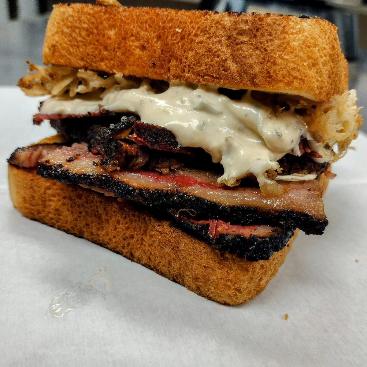 Have you had out Texas Ruben yet?

#karscharbbq #eatsmallsocal #karschar #lgbtowned #pulledpork #texasbbq #ihearthsv #lowemillarts #dinelocal #PulledPorkBBQ #smallbiz #brisket #huntsvilleal #hsvbbq #dinehsv #HSV #eatlocal #DailySpecials