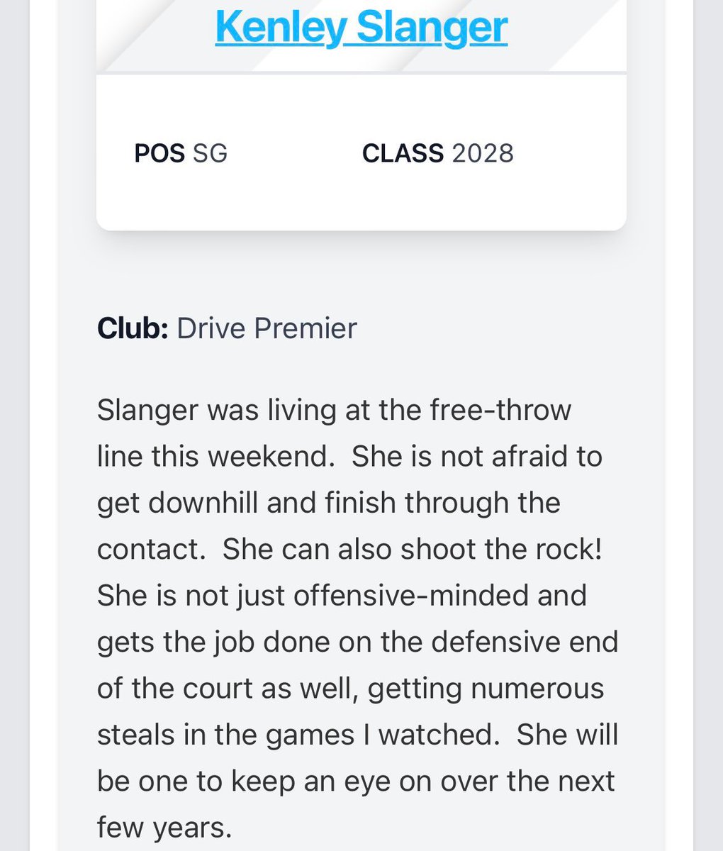 Some of our incoming freshmen getting some love this AAU season 🤩 @addisonrwypych @kenleyslanger