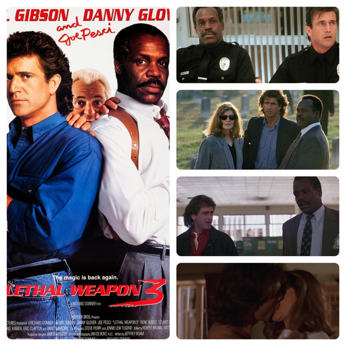 Lethal Weapon 3 celebrates 32nd anniversary today.
#lethalweapon3 #richarddonner #melgibson #melgibsonmovie #melgibsonfan #dannyglover #joepesci #joepescifans #warnerbros #warnerbrosstudios #warnerbrospictures #warnerstudios #warnerbross #warnerbrothers #joelsilver #actionmovies