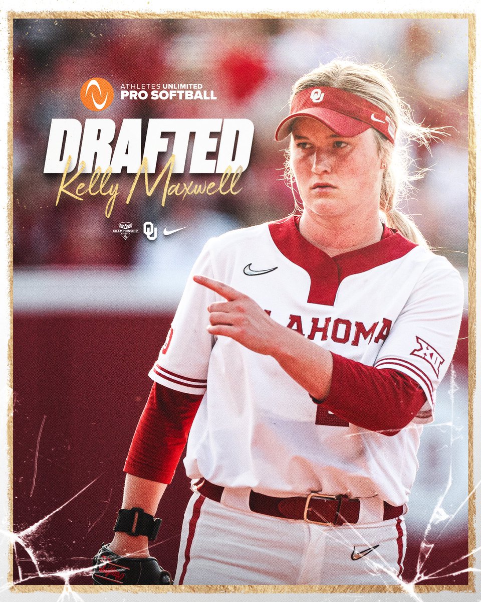 It’s 𝐌𝐚𝐱𝐰𝐞𝐥𝐥 at 𝟏𝟐 ☝️

@kellymax28 makes it four #Sooners taken in the @AUProSports Softball College Draft, matching our program record for most draftees!

#ChampionshipMindset