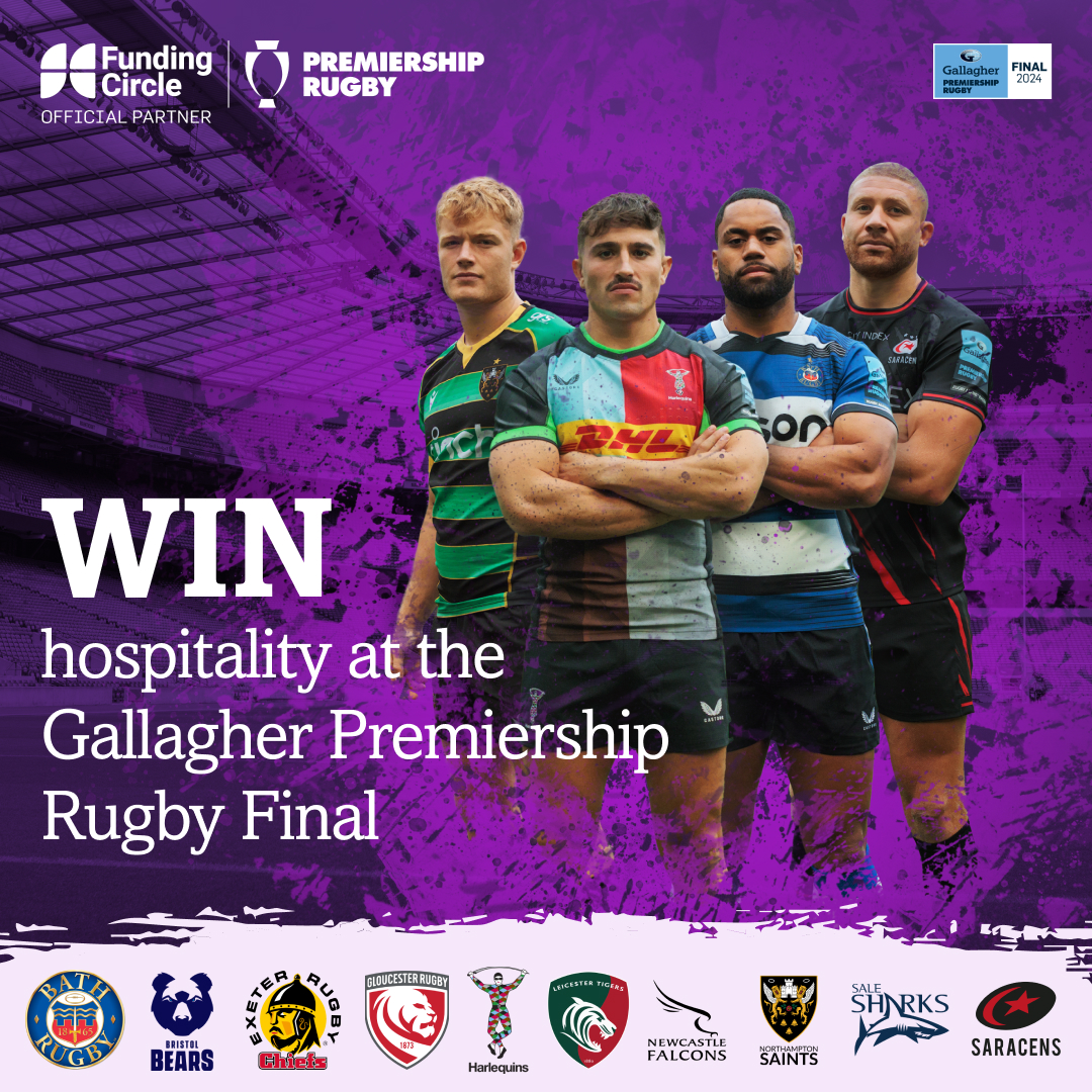 🌟 Win #GallagherPremFinal hospitality 🌟

Enter now to win...
🏆 A hospitality box for your work team at the Gallagher @premrugby Final on 8 June 2024
🏆 Pitch-side access
🏆 A signed shirt

Back your #SMEUK and enter here 👉 bit.ly/43CEvdZ

T+C's apply, 18+ only