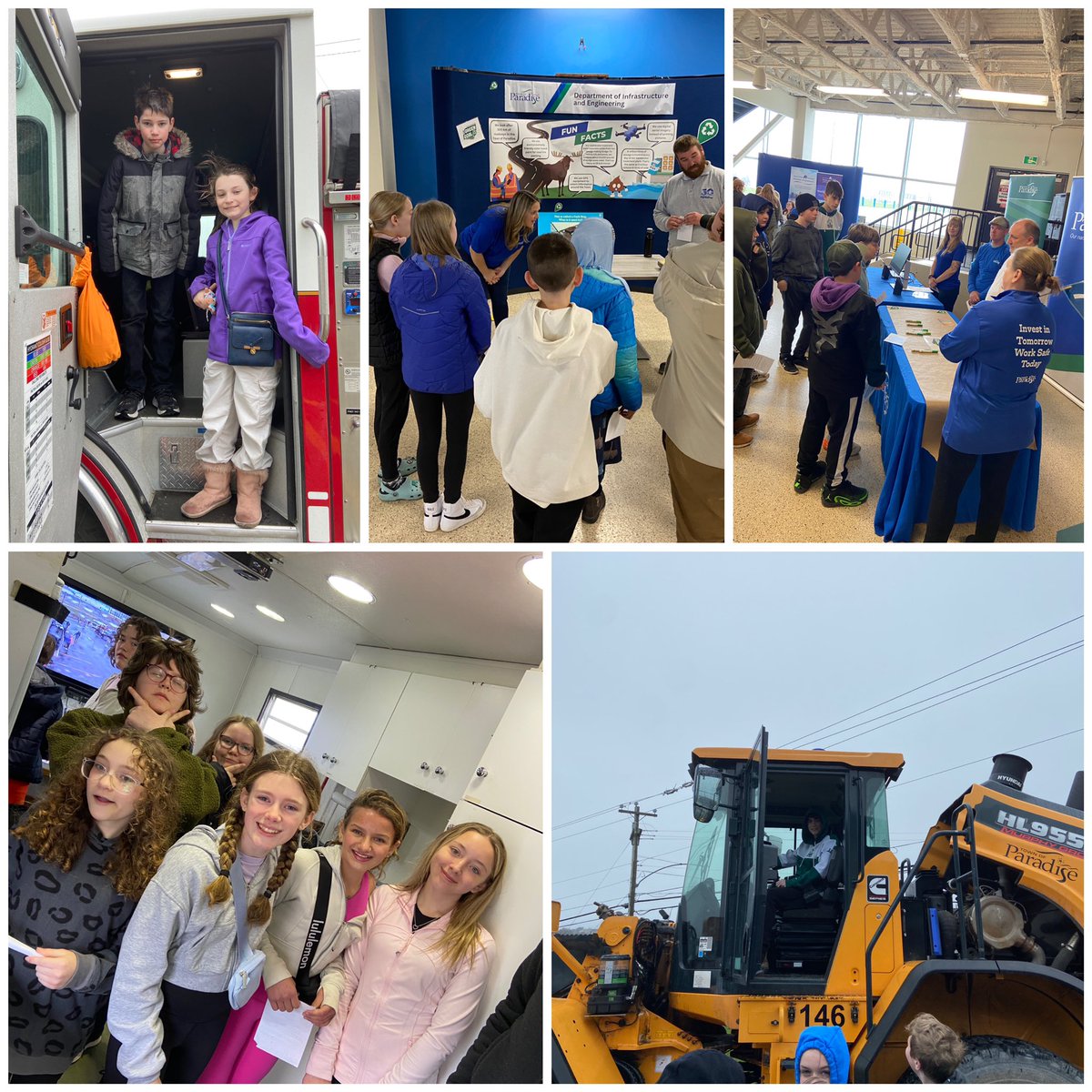 Municipal Awareness Day thanks to <a href="/townofparadise/">Town of Paradise</a> was awesome! Our students enjoyed learning about aspects of municipal government, planning, programs, budgeting, and more! A highlight was an up close tour of some of the town’s big rigs. @ElizabethParkEl <a href="/MmeCPenney/">Mme Penney (she/her)</a>