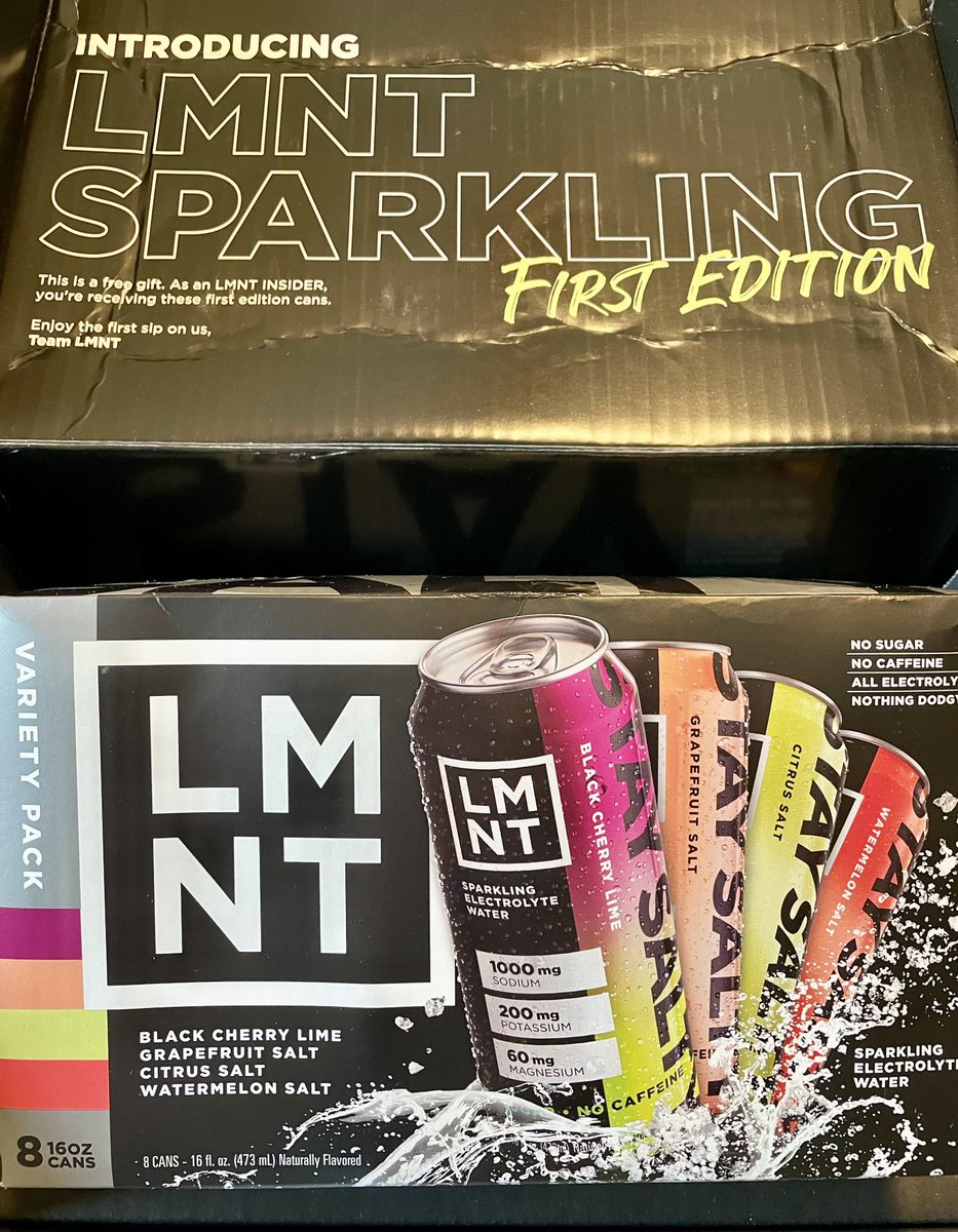 AndrewRWarren's tweet photo. Thanks ⁦@drinkLMNT⁩ #StaySalty https://t.co/V6ZswGmWQ9