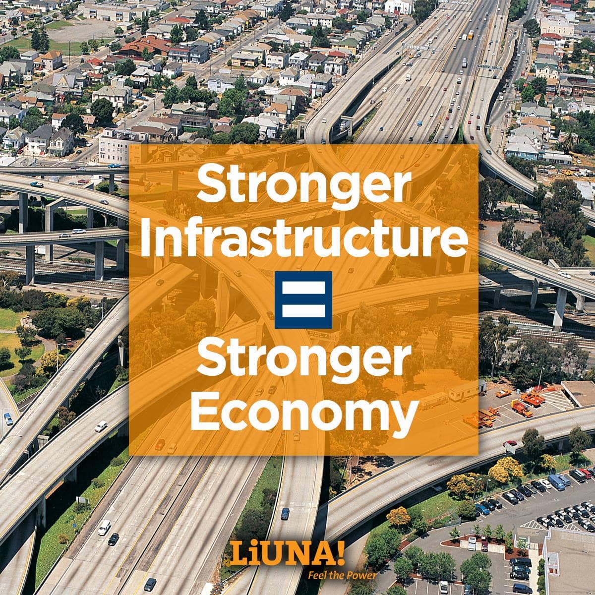 #LiUNA builds the infrastructure that keeps our country running! #InfrastructureWeek #FeelThePower