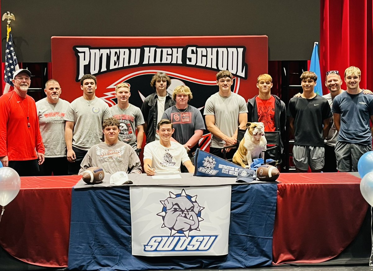 I am proud and blessed to be a Bulldog! <a href="/SWOSUFootball/">SWOSU Football</a> Thank you to my Poteau Pirate Family for all of the support. I’m excited for my next chapter! <a href="/coachrice_4/">Andrew Rice</a> @Coach_Jeffreys <a href="/Coach_MikeLucas/">Mike Lucas</a> <a href="/KickingWorld/">Kicking World Kicking Camps</a> <a href="/Coach_Pdub/">Payton Werner</a>