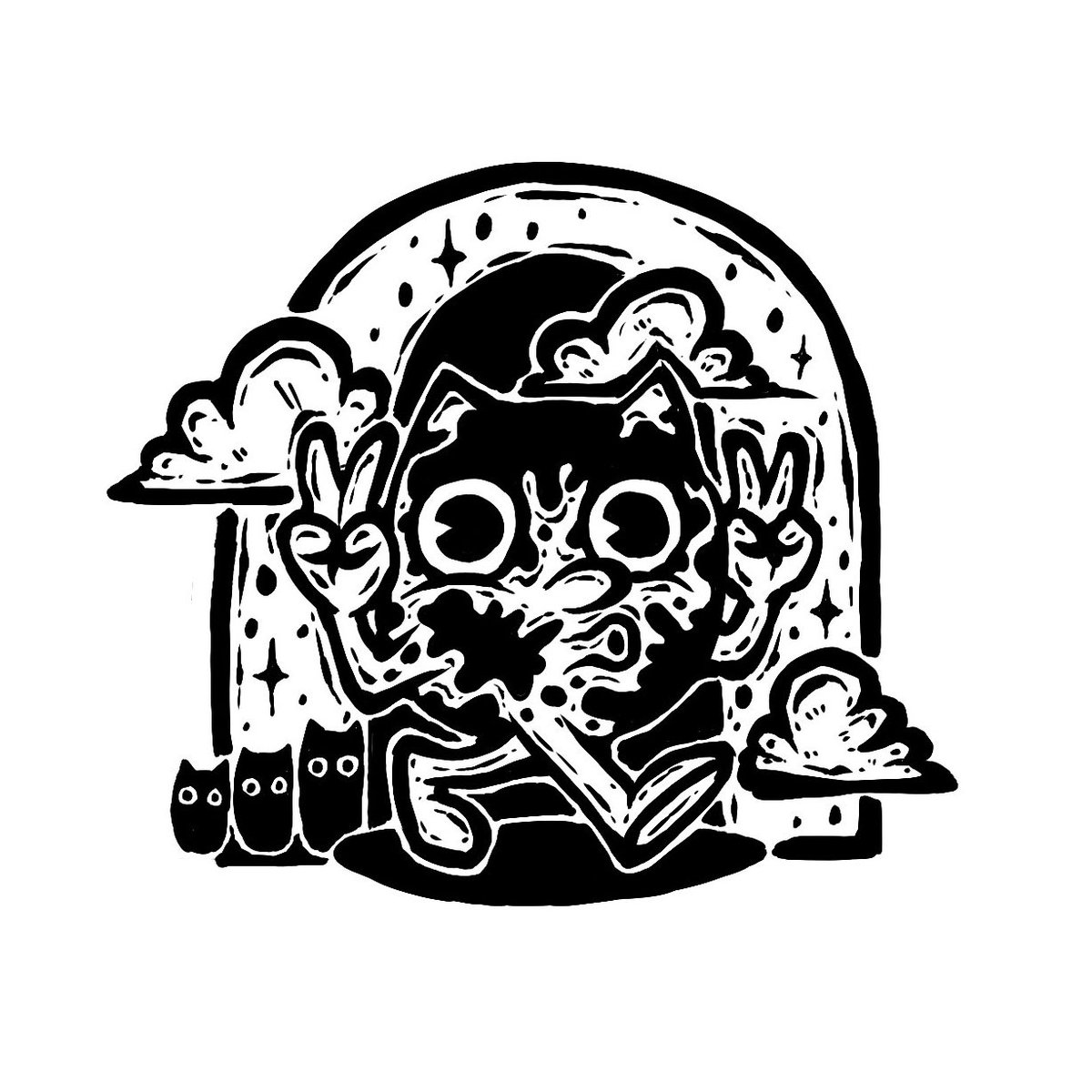 Cute Earth Cat 🌎🐈‍⬛

#catvember #catart #cat #catdrawing #catillustration #drawingchallenge #ink #art #inkwork #blackandwhite #sketch #design #inking #inkwork #doodle #creative #artist #characterdesign #valioart