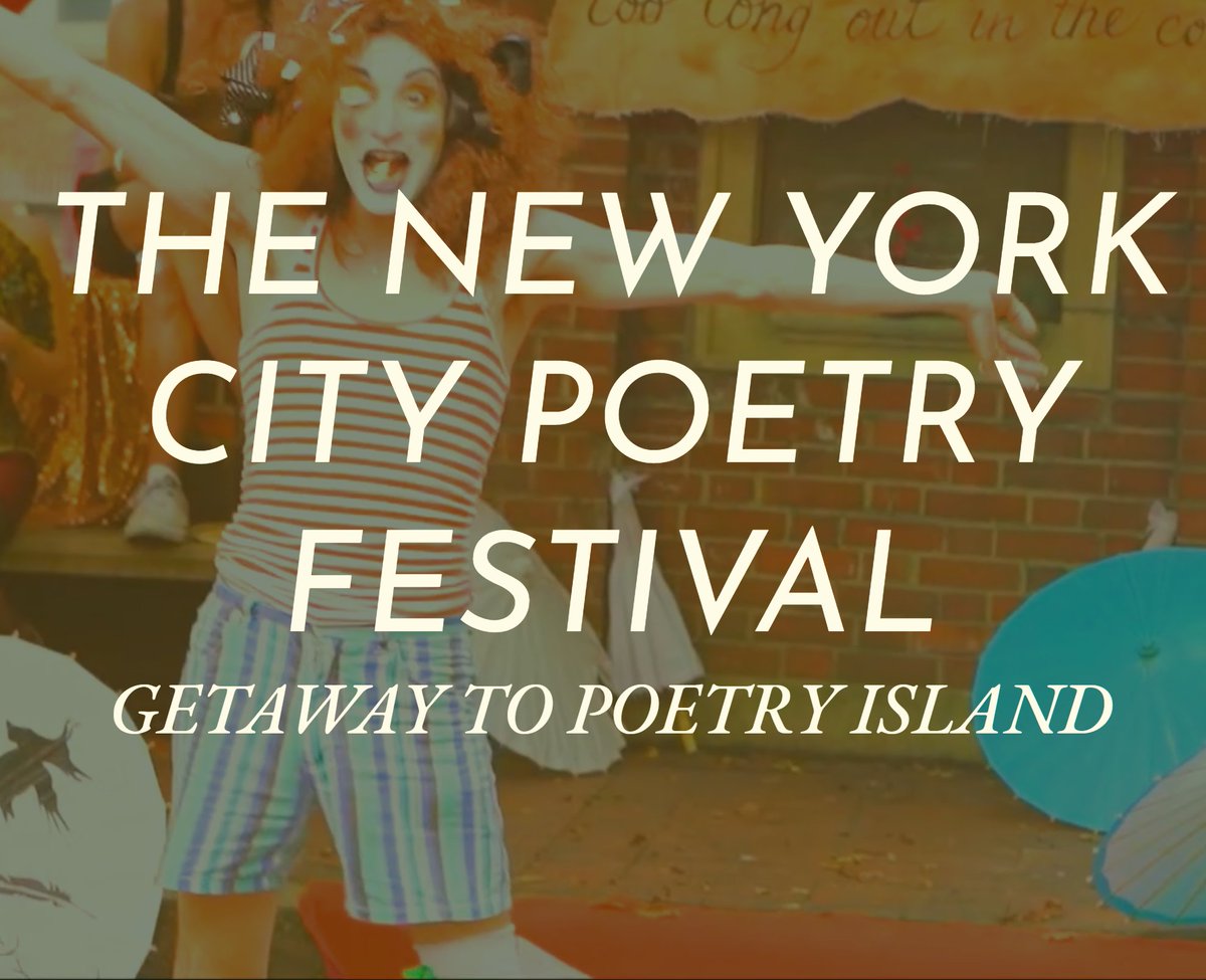 SPONSOR THE NY POETRY FESTIVAL
July 13-14th Governor's Island, NYC
Every July, the #NYCPoetryFestival unites the vast/ diverse NYC poetry community on the idyllic summer paradise of Governors Island.
More info: poetrysocietyny.org 
#poetry #NYC #radiodramanetwork
