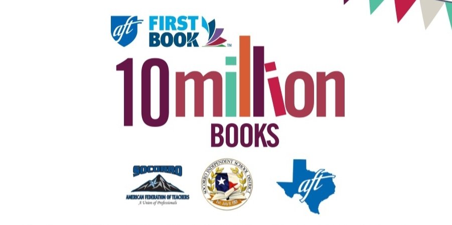 Thank you, @WestTexKid BSN, for your partnership with @AFTunion @FirstBook @SOCORROAFT Reading Opens the World Event. We 🫶 our #TEAMSISD Partners!