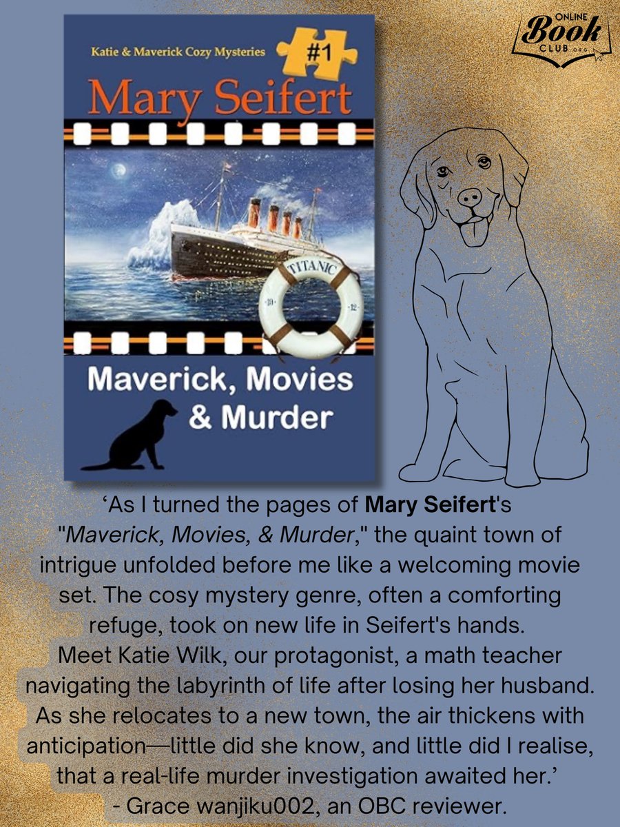 Maverick, Movies &amp; Murder by Mary Seifert, <a href="/mary_seifert/">Mary Seifert Author</a>
Published by: Secret Staircase Books

Add this suspense filled piece to your OBC bookshelves today! 📖 

Read more about the experience on: forums.onlinebookclub.org/shelves/book.p…

#OnlineBookClub #Mystery #Suspense #Crime #Audiobooks