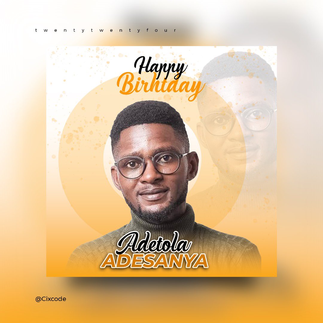 Happy Birthday to Uncle T. Thank you for stressing me to learn design 

#31DaysChallenge
#GraphicsDesign
#Day15