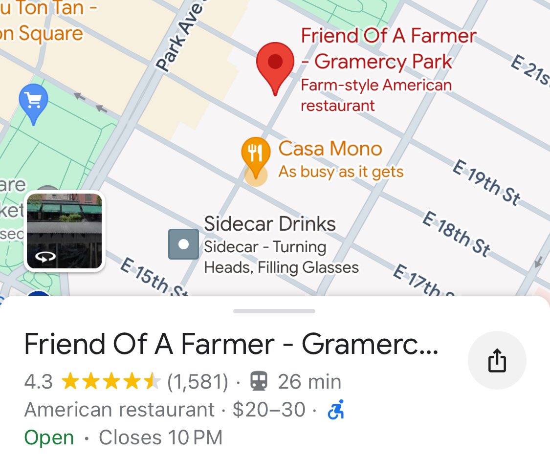 Husband just told me he’s getting lunch at “Farmer Wants a Friend” in Gramercy