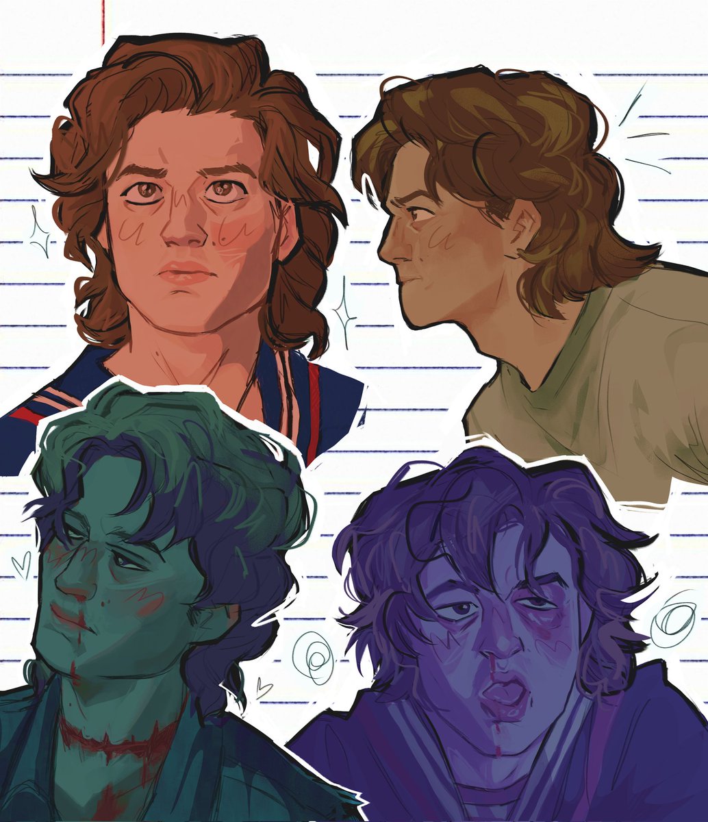 Steve face study bc i never get his face right in my drawings (send help