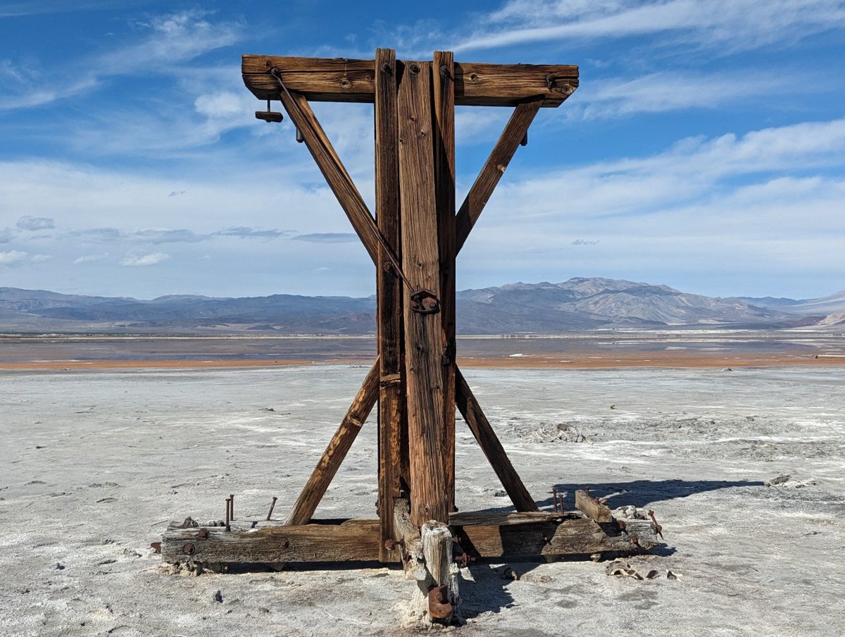 A 113-year-old piece of Death Valley history was damaged last month, and National Park officials are asking for the public's help finding the person responsible. trib.al/gT7eJh7