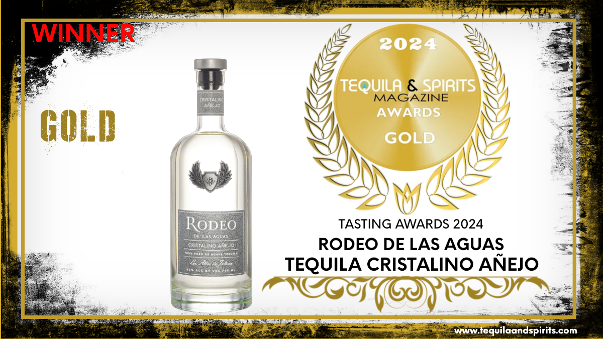 Congratulations! Rodeo de las Aguas Tequila Cristalino Añejo Gold Medal winner at Tequila & Spirits Magazine Tasting Awards 2024. . #TequilaSpirits #Tequila #TequilaAnejo #PremiumTequila #TequilaTasting #TSMawards2024 #TequilaIndustry #Cristalino