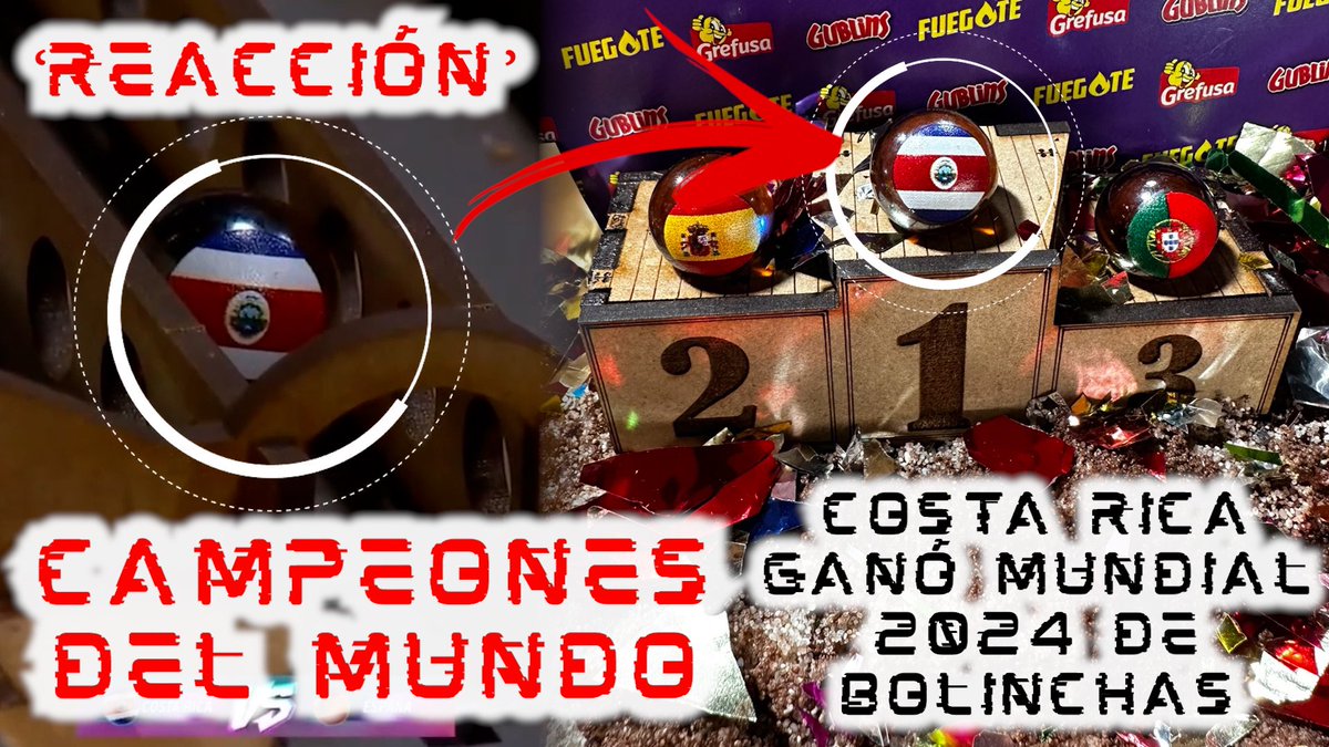 🏆SOMOS CAMPEONES MUNDIALES: #Ibai realizó el #MundialDeCanicas y #CostaRica venció a #España en cierre histórico 🤯

🗣️Reaccionamos/Narramos la remontada accidentada #LaSele para dejarse el título de bolinchas 2024 🔥

🧵TODOS LOS DETALLES EN EL LINK QUE APARECE EN ESTE HILO…👇