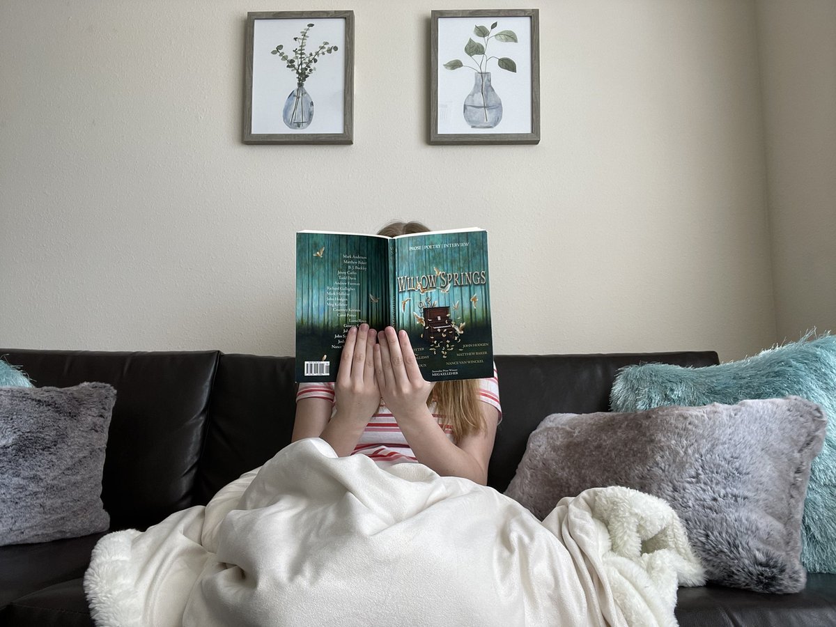 What am I reading? The new issue of Willow Springs Magazine, of course!