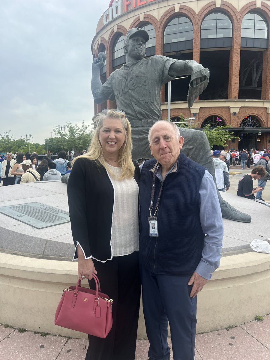 Honored to pose with Tom’s daughter Sarah. She has her dad’s  dry wit, his  devilish sense of humor and just a tremendous needler like her father.