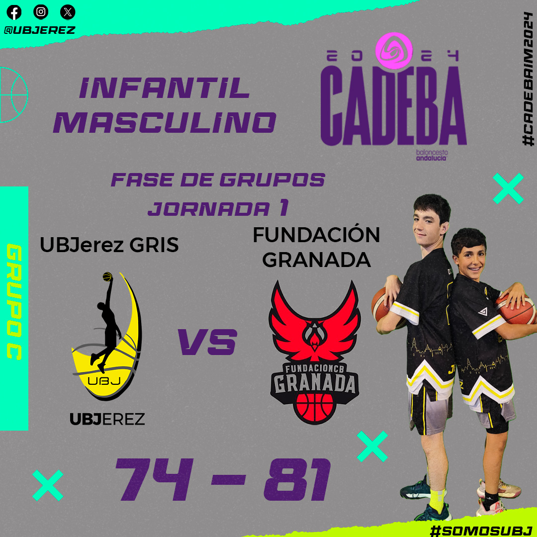 ❌Derrota del Infantil Masc. UBJerez GRIS en el primer encuentro del #CADEBAIM2024

¡SEGUIMOS PELEANDO, CHICOS!💪

#SomosUBJ #SomosCantera #SomosJerez