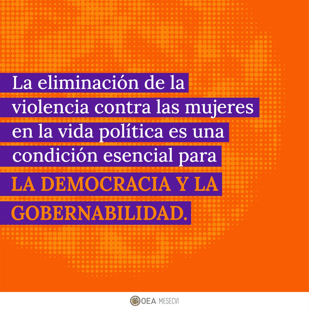 MESECVI-OEA CEVI (@mesecvi) on Twitter photo 📣La violencia contra las mujeres en la política es una amenaza principal para la democracia.
❌Impide su plena participación y limita el ejercicio de sus derechos fundamentales.
Los Estados Parte y el Comité de Expertas de <a href="/MESECVI/">MESECVI-OEA CEVI</a> han creado estándares⚖️ en la materia (🧵⤵️) 📣La violencia contra las mujeres en la política es una amenaza principal para la democracia.
❌Impide su plena participación y limita el ejercicio de sus derechos fundamentales.
Los Estados Parte y el Comité de Expertas de <a href="/MESECVI/">MESECVI-OEA CEVI</a> han creado estándares⚖️ en la materia (🧵⤵️)