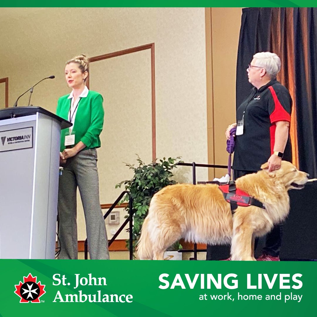 Congratulations to our Therapy Dog Program Coordinator, Lisa Urbanski and Therapy Dog team Cheryl and Lou for placing 2nd in the Commercial Category at the Safety Den 2024, hosted by Long Term & Continuing Care Association of Manitoba (@ltcam).