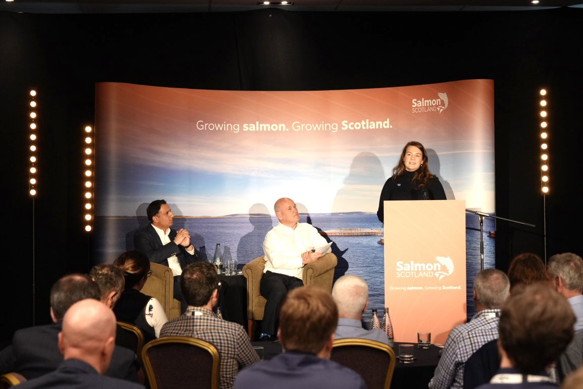 Promoting “Brand Scotland” is at the heart of our economic growth plan for Scotland. Great to speak at @ScotlandSalmon AGM today!