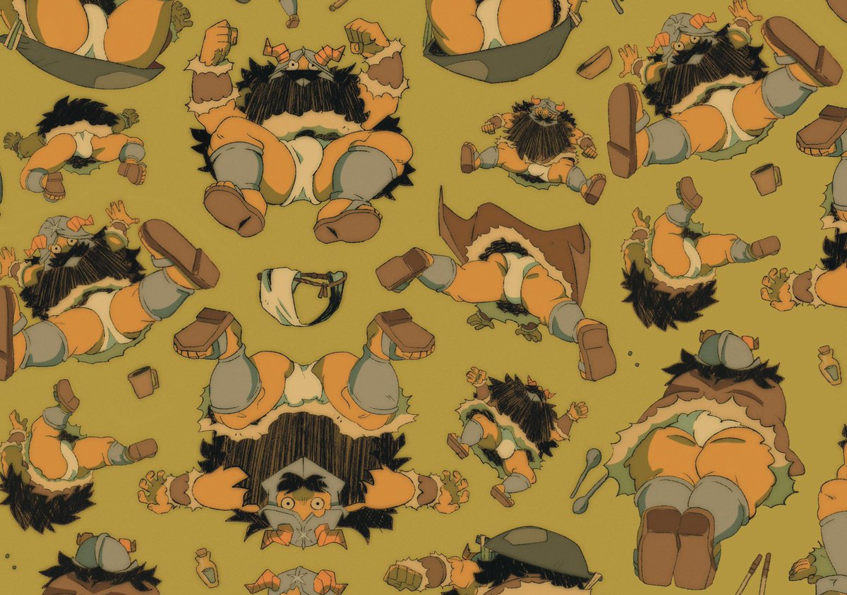 The SENSHI PANTY SHOTS sticker sheet has arrived !! preorders at my shop rn 🩲 #DungeonMeshi #DungeonMeshiFanart