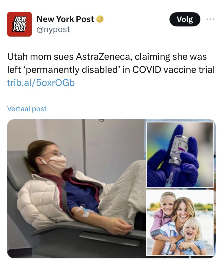 It’s starting and the #media cannot hide it anymore. 

#democide #VaccineInjuries #vaccinedeaths #astrazeneca #pfizer #moderna #lawsuits #nypost #vaccinatieschade #oversterfte #PandemicAccord #pandemictreaty #pandemieverdrag