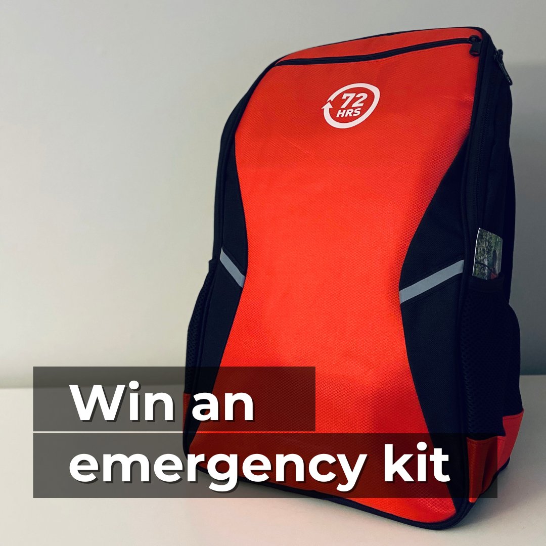 #ICYMI:We're giving away a 72-hr emergency kit! Enter the draw: 1. Like & share this post 2. Comment & tell us how you’re prepared for an emergency That's it - you're entered into the draw! The winner will be announced on May 15! Details: regionofwaterloo.ca/emergency-kit