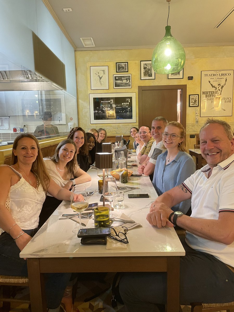 Breaking bread, cooking up collabs and working on sorting out #ChildhoodCancer #TYAcancer with @CR_UK @SKC_UK @CCLG_UK @CwC_UK @lifearc1 @LPTrustUK (our sector does work nicely together!) #SIOPEurope2024 #Milan