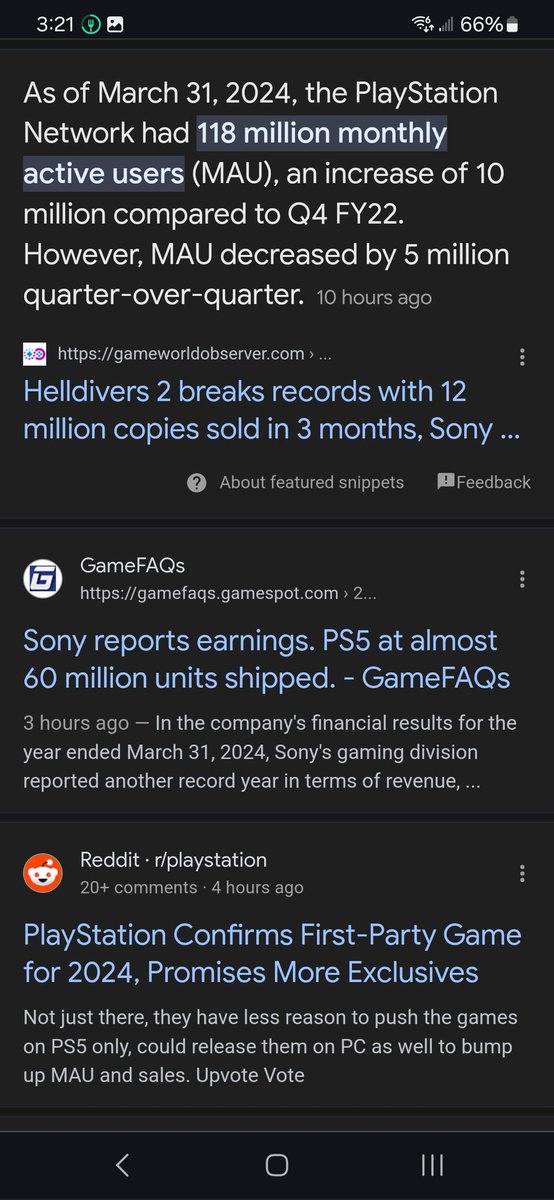 So @hermenhulst are you going to address why you think playstation MAU's dropped by about 5 million in a few months while you continued to drop games onto pc?

I don't need to tell you that pc games make development time take longer, lower the quality of the games due to using…