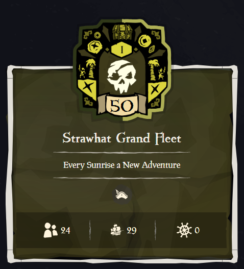 SUPER proud of our Nakama! Since Season 12's launch, we've made it halfway to Distinction 2!

Kaizoku ou ni ore wa naru!!

#SeaOfThieves