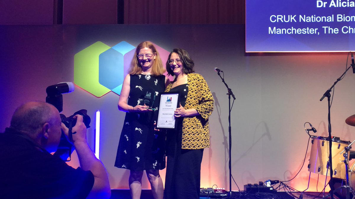 @tandgicft @TandGCancer Congrats to Dr @AliciaMConway for winning our ‘Early Career Researcher’ Award. Alicia is hardworking with a down to earth, caring and compassionate attitude, always putting patients at the heart of what she does. 👏🏆 @cruk_nbc @OfficialUoM @TheChristieNHS #GMCancerAwards24