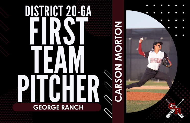 Congratulations to @CarsFelixMorton on being named #FirstTeamPitcher in District 20-6A! Looking forward to the next two seasons with us! #WeAreGR #LonghornBSB @pinkpatterson @CoachADutch @GRHSIRadio @GRHSABC2 @fbheraldsports