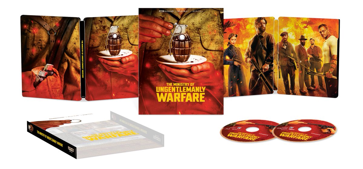 New Post: THE MINISTRY OF UNGENTLEMANLY WARFARE Arrives on Digital June 18 and on 4K Ultra HD, Blu-ray & DVD June 25 noreruns.net/2024/05/14/the… #UngentlemanlyWarfare @MinistryWarfare @Lionsgate #steelbook