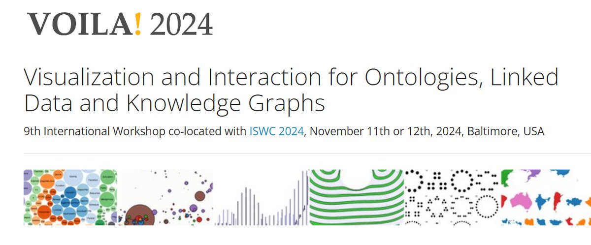 #VOILA2024 Submission deadline: July 11 (abstract July 7). Share your work on #interaction #visualization #semanticweb and #knowledgegraphs at @iswc_conf. We welcome research, system and position papers. voila-workshop.github.io/2024/
with Bo Fu @HuanYuLi1 @S__Nunes @CPesquita