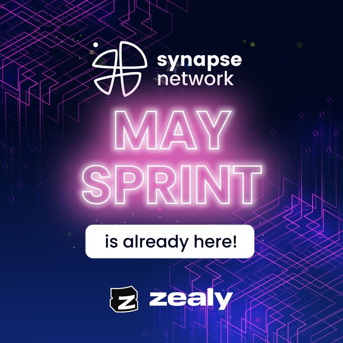 🔥 OFFICIAL @zealy_io REACTIVATION! 🔥 Join our monthly sprints and get a chance to win 20$ in $zkSNP! JOIN HERE ⤵️ zealy.io/cw/synapsenetw… 3x 20$ in $zkSNP every month! 🫡
