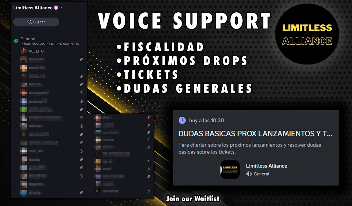 En Limitless nuestro objetivo siempre fue crear una comunidad sana, cercana y a la que poder brindarle ayuda diaria. 📈

Un día más nuestro voice ha sido muy completo ✅

Si tú también quieres pertenecer a nuestra comunidad no dudes en unirte a nosotros 😉🟢