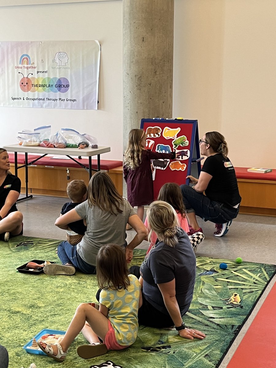 We had so much fun with our friends from Theraplay Group today! Join us next week on May 21 at 10:30 AM at our Liberty Township location. Geared for children ages 16 months to 5 years of all abilities. Registration is required and available here: programs.midpointelibrary.org/events