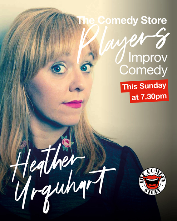 Come see <a href="/Musicimprov/">Heather Urquhart</a> make her #comedystoreplayers debut this Sunday. I'm prepared to bet that her <a href="/ruthbratt/">Ruth Bratt</a> and <a href="/NiallAshdown/">Niall Ashdown</a> will sing up a frikkin' storm. (me and <a href="/richardvranch/">Richard Vranch now posts on Bluesky</a> will watch on admiringly)